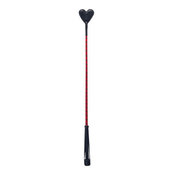 Cravasa Heart Crop Polished Grain Leather 26