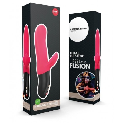 Vibrator rabbit Bi Stronic Fusion India Red Fun Factory 22cm