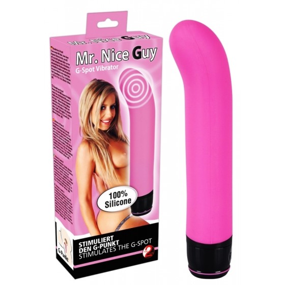 Vibrator punctul G Mr.Nice Boy pink 23 cm