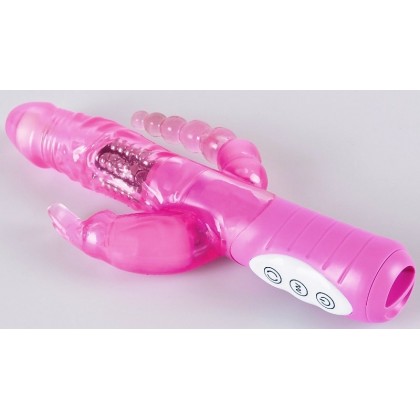 Vibrator Rabbit Dual Pleasure pink 22 cm