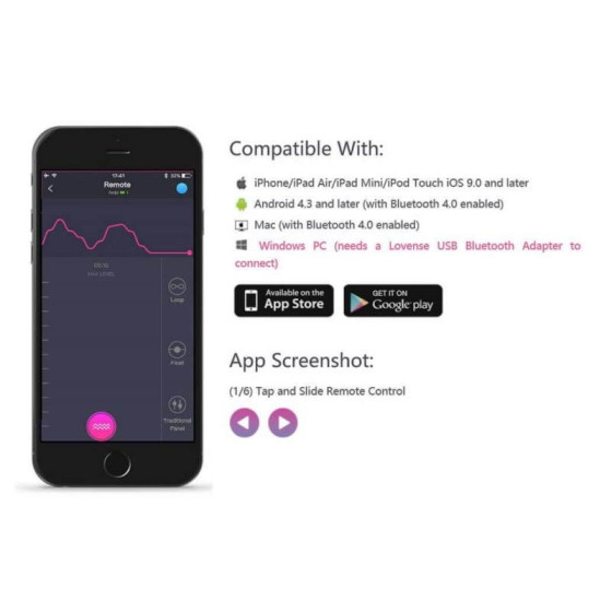 Vibrator bluetooth Lovense Lush 2
