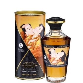 Ulei de masaj afrodisiac SHUNGA cu aroma de caramel 100 ml | xtoys.ro