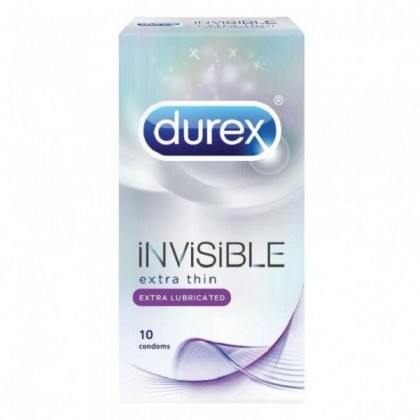 Prezervative Durex Invisible lubrifiate Extra Thin 10 buc