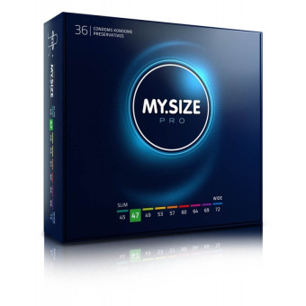 Prezervative My Size Pro 47 mm 36 buc | Sexshop xtoys.ro