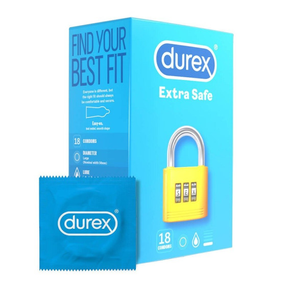 Prezervative Durex Extra Safe 18 bucati / bucata