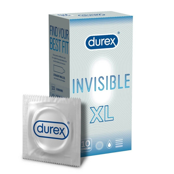 Prezervative Durex Invisible XL 10 buc / bucata