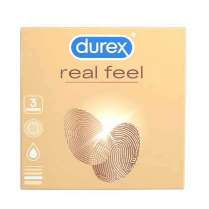Prezervative Durex Real Feel 3 bucati / ambalaj