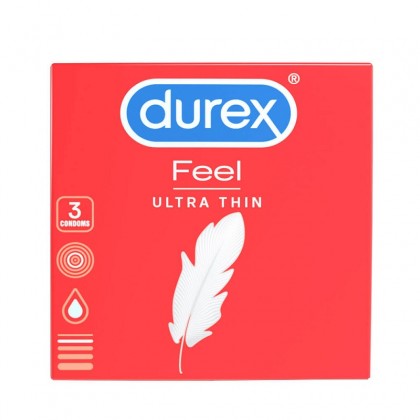 Prezervative Durex Feel Ultra Thin 3 buc / ambalaj