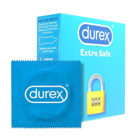 Prezervative Durex Extra Safe 3 buc / bucata