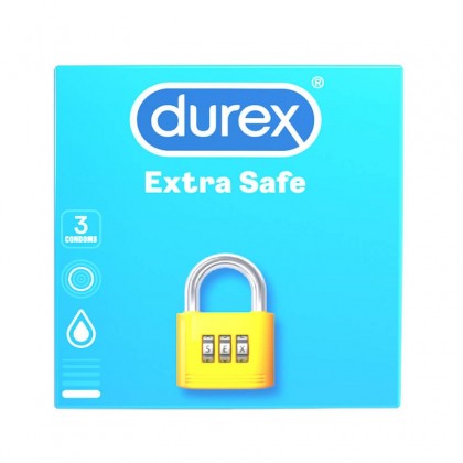 Prezervative Durex Extra Safe 3 buc / ambalaj