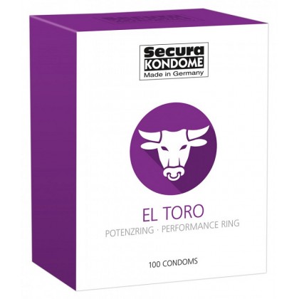 Prezervative cu inel de potenta Secura El Toro 100 buc