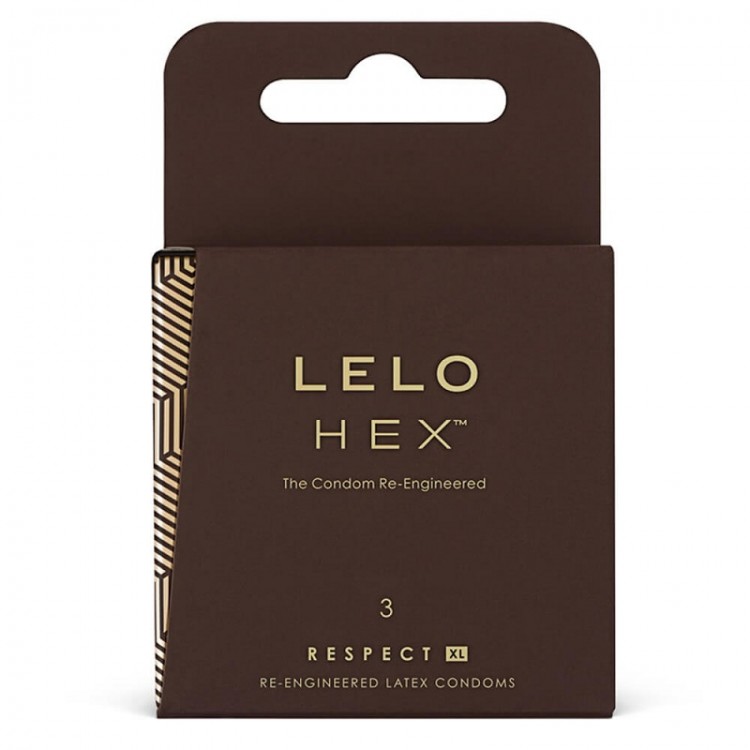 Prezervative Lelo Hex Respect XL 3 buc