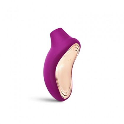 Vibrostimulator clitoridian cu vacuum Lelo Sona purple