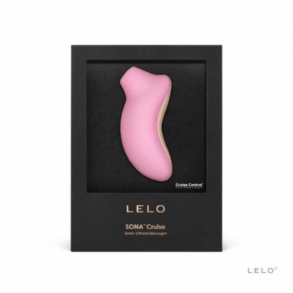 Vibrostimulator clitoridian cu vacuum Lelo Sona pink