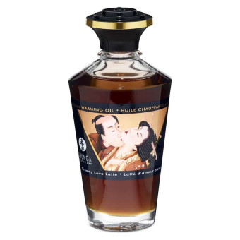 Ulei de masaj cu efect de incalzire SHUNGA cu aroma de crema de lapte 100 ml | xtoys.ro
