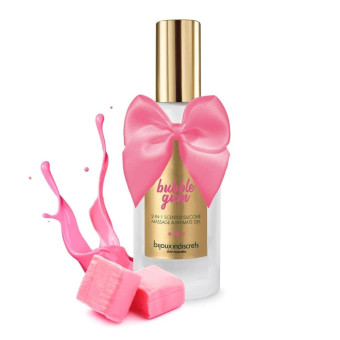 Ulei Masaj & gel intim 2 in 1 BubbleGum Silicone 100 ml | xtoys.ro