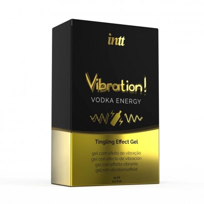 Gel lubrifiant Intt Vibration aroma vodka 15 ml