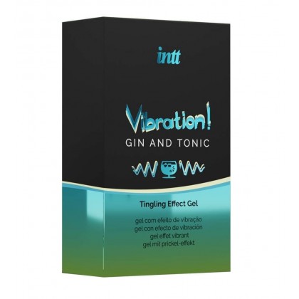 Gel lubrifiant Intt Vibration aroma gin tonic 15 ml