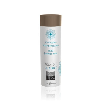 Ulei masaj comestibil Shiatsu Luxury menta japoneza 75 ml