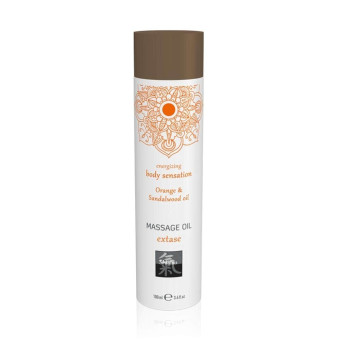 Ulei de masaj erotic Shiatsu portocale si lemn de santal 100 ml