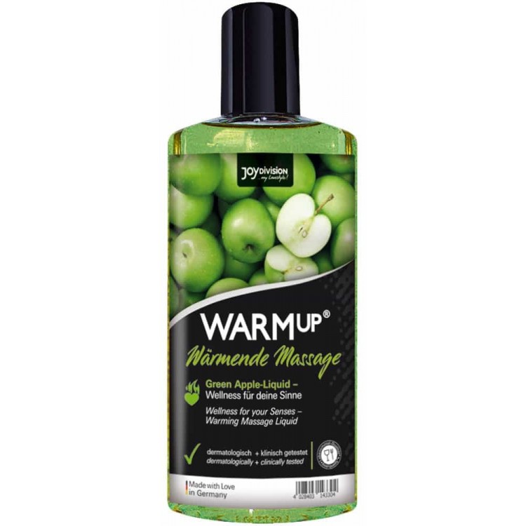 Ulei Masaj Erotic vegan WarmUp Mar verde cu efect de incalzire 150 ml