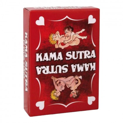 Carti de joc Kamasutra cu design comic 54 buc