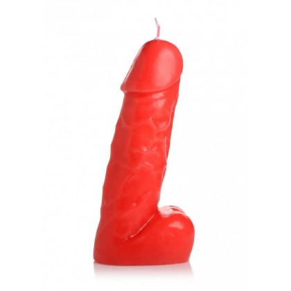 Lumanare pentru masaj in forma de penis Spicy Pecker rosie