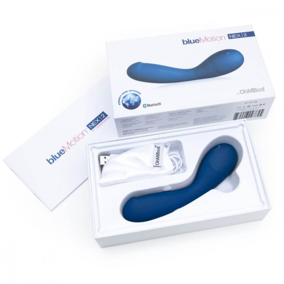 Vibrator inteligent OhMiBod Bluemotion Nex2 16,5 cm | xtoys.ro