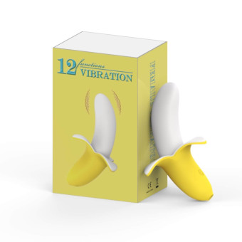 Vibrator punctul G in forma de banana 13 cm | xtoys.ro