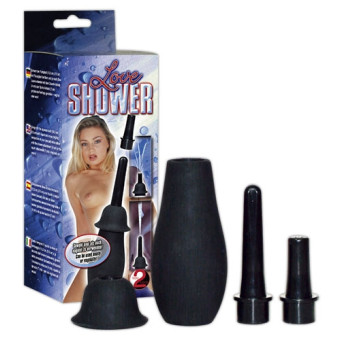 Set Irigatoare Love Shower Black 2 Piese
