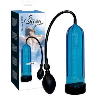 Pompa pentru penis Smile Cool albastra