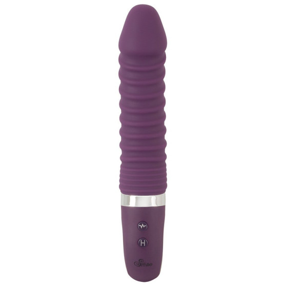 Vibrator Smile Soft Warming mov 23,5 cm