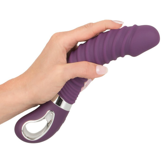 Vibrator Smile Soft Warming mov 23,5 cm