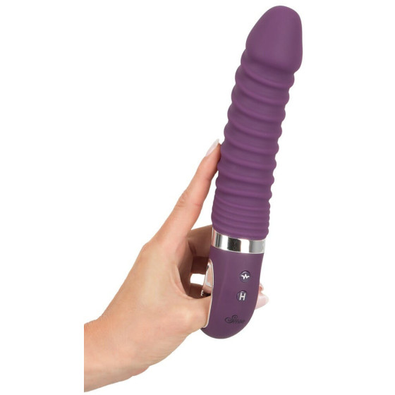 Vibrator Smile Soft Warming mov 23,5 cm