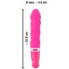 Vibrator Smile Soft Warming roz 22,8 cm