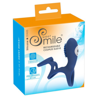 Manson pentru penis cu stimulare clitoridiana Smile couple