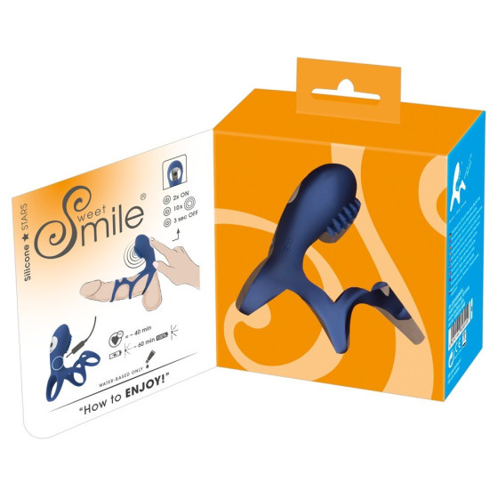 Manson pentru penis cu stimulare clitoridiana Smile couple