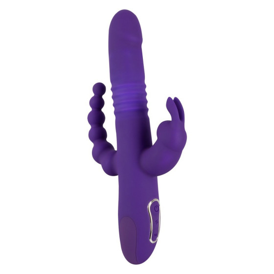 Vibrator Rabbit Smile Triple Thrusting Pearl 26 cm