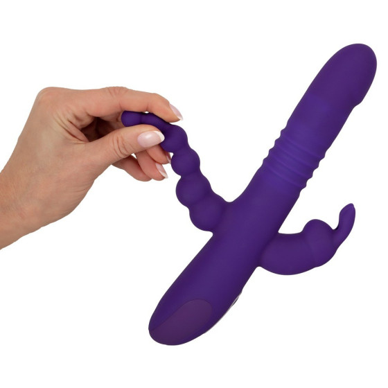 Vibrator Rabbit Smile Triple Thrusting Pearl 26 cm