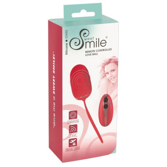 Ou vibrator Smile Love Ball RC rosu
