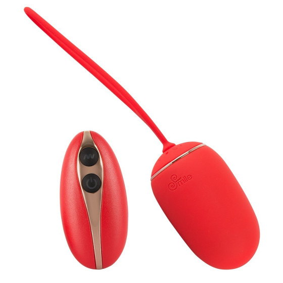 Ou vibrator Smile Love Ball RC rosu
