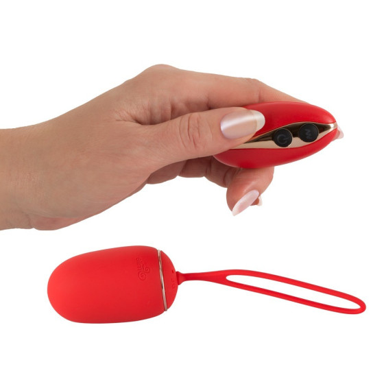 Ou vibrator Smile Love Ball RC rosu
