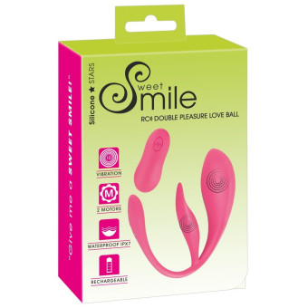 Vibrostimulator Smile RC Double Pleasure Love Ball