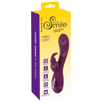 Vibrator Rabbit Smile pentru punctul G 21,5 cm