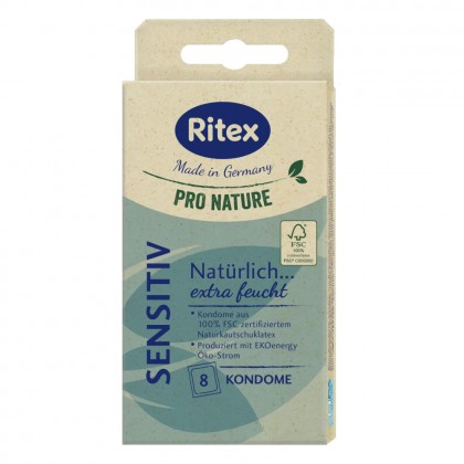 Prezervative Ritex Pro Nature Sensitiv 8 buc