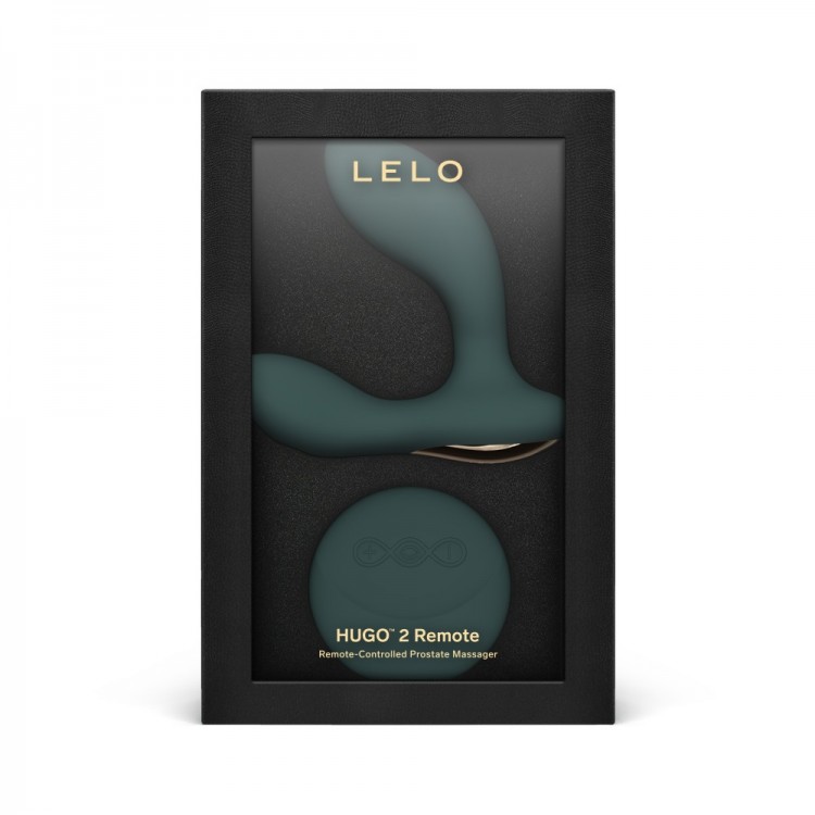 Vibrator pentru prostata Lelo Hugo2 remote verde