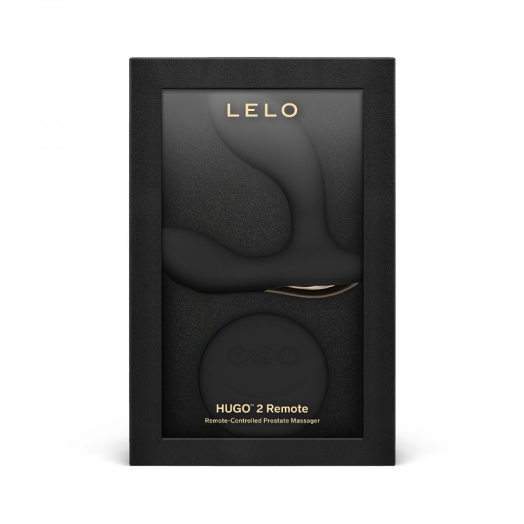 Vibrator pentru prostata Lelo Hugo2 remote negru