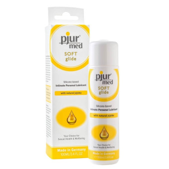 Lubrifiant silicon cu jojoba Pjur Med Soft Glide 100ml