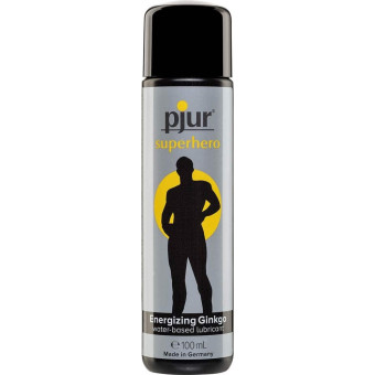 Lubrifiant premium stimulare Pjur SuperHero Ginkgo pentru barbati 100 ml