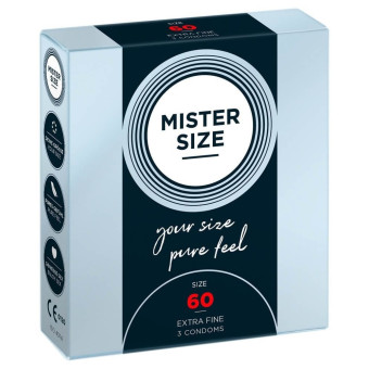 Prezervative Mister Size 60 mm 3 buc